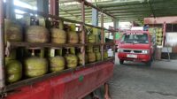 Stok tabung Gas LPG 3 Kg di salah satu Agen masih aman dan harganya masih stabil, (Foto: Syakur)