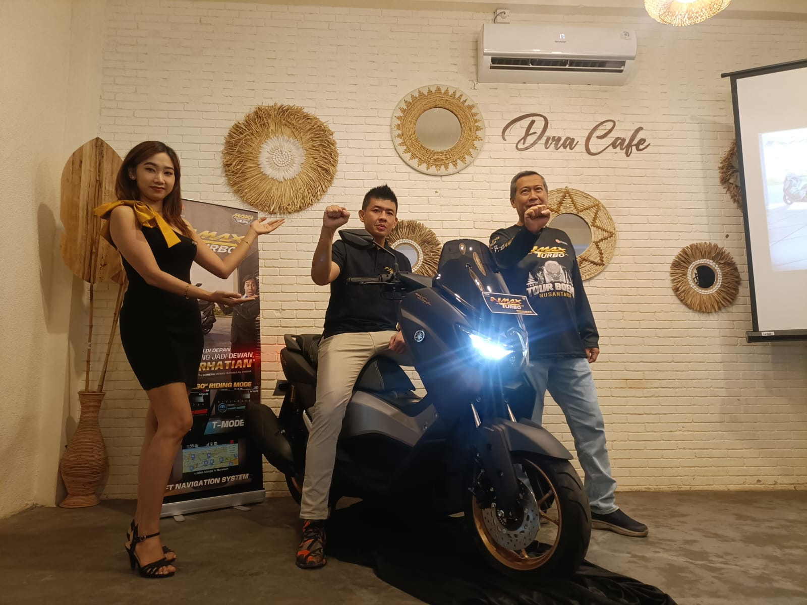 PT. Roda Sakti Surya Megah (Yamaha RSSM) saat mengenalkan NMAX "TURBO" pada media (Foto: Deka Adjie)