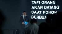 Menteri Agama RI Gus Yaqut dalam acara Meet and Brief di Gedung Kuliah Terpadu. UIN KHAS Jember