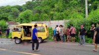 Kecelakaan di jalan raya banyuwangi-Situbondo, Minggu (5/1/2025). (Foto: Istimewa)