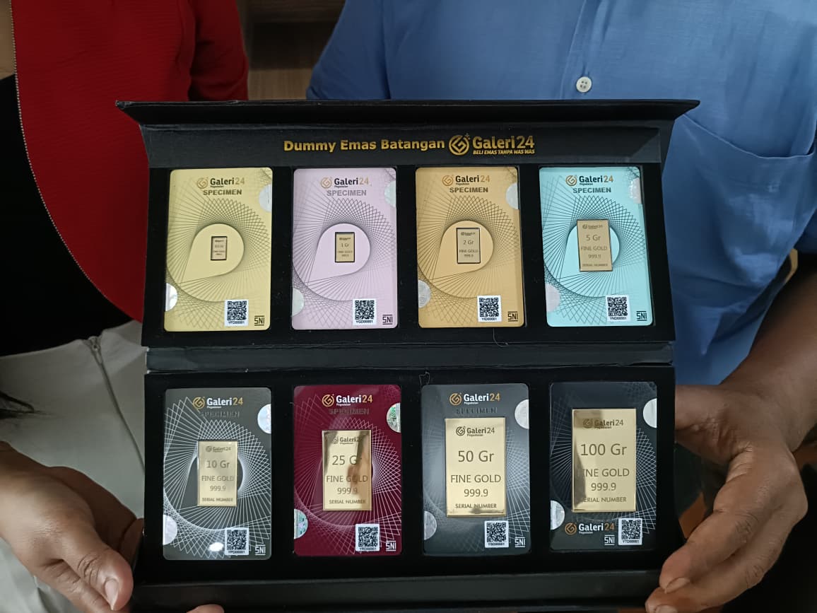 Emas Galeri24 di Pegadaian Jember (Syakur/JB)