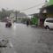 Genangan air yang membanjiri Jalan Sumatra, di Kabupaten Jember (Foto: Fadli/Jurnalbangsa).
