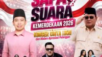 Poster konser SAPA SUARA dalam memperingati HUT RI ke-81 (Foto: akun Instagram @SAPA_SUARA).