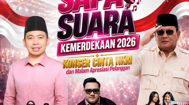 Poster konser SAPA SUARA dalam memperingati HUT RI ke-81 (Foto: akun Instagram @SAPA_SUARA).