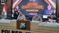 JURNAL BANGSA Polres Jember, saat menggelar konferensi pers, di Aula Rupatama, pada Selasa (1/9/2026). (Foto: Fadli/Jurnalbangsa).