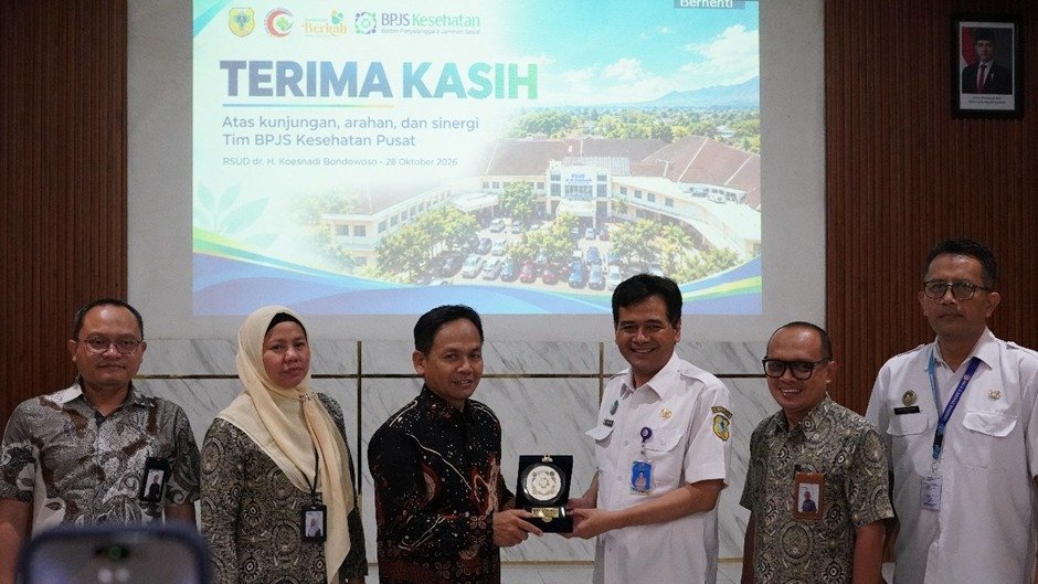 Dewas BPJS Kesehatan berkunjung ke RSUD dr. Koesnadi Bondowoso, Rabu (28/10/2026). (Foto: Dok/Humas BPJS Kesehatan KC Jember)